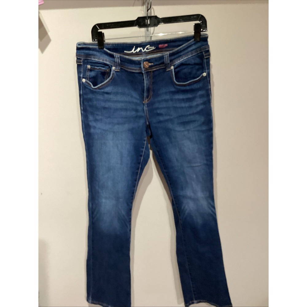Inc Denim Women‎ Dark Wash Jeans Size 10 Bootleg Regular Fit